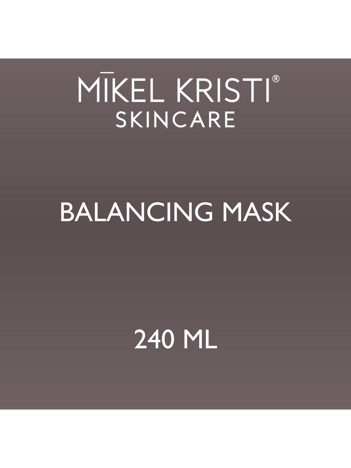 Back Bar Balancing Mask 240ml