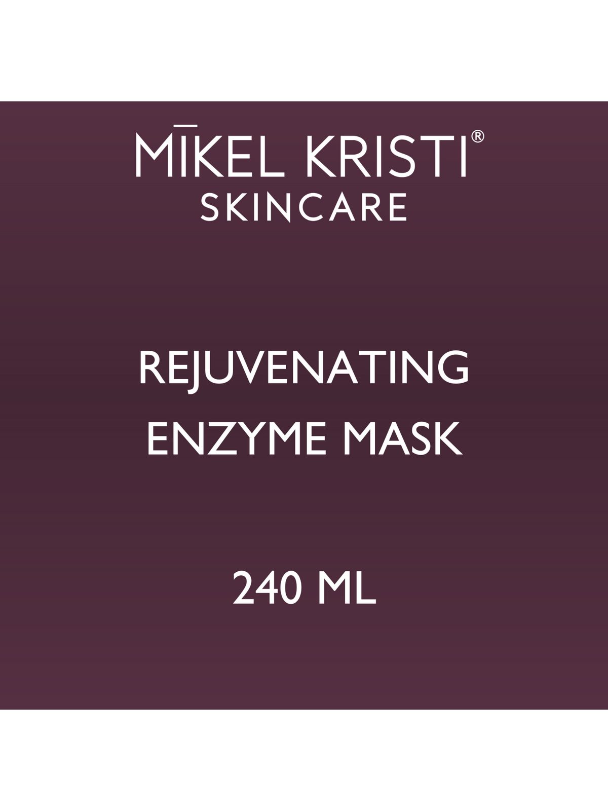 Back Bar Rejuvenating Enzyme Mask 240ml