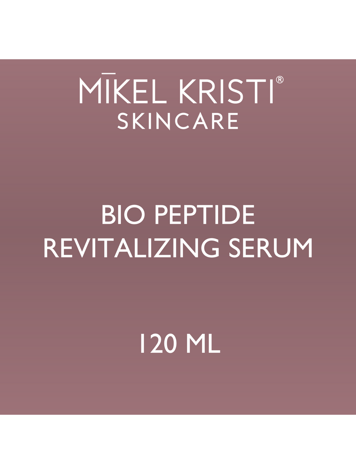 Back Bar Bio Peptide Revitalizing Serum 120ml