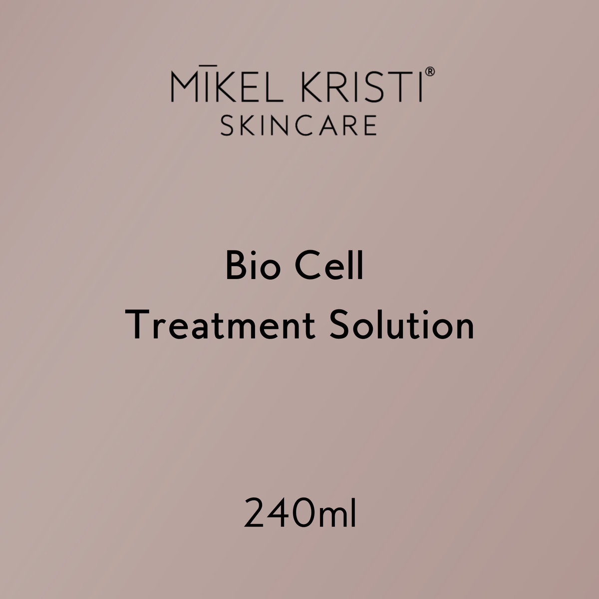Bio Cell Treatment Solution is for professional use only. Please contact wholesaleinfo@mikelkristi.com for pricing, approval, or to learn more.