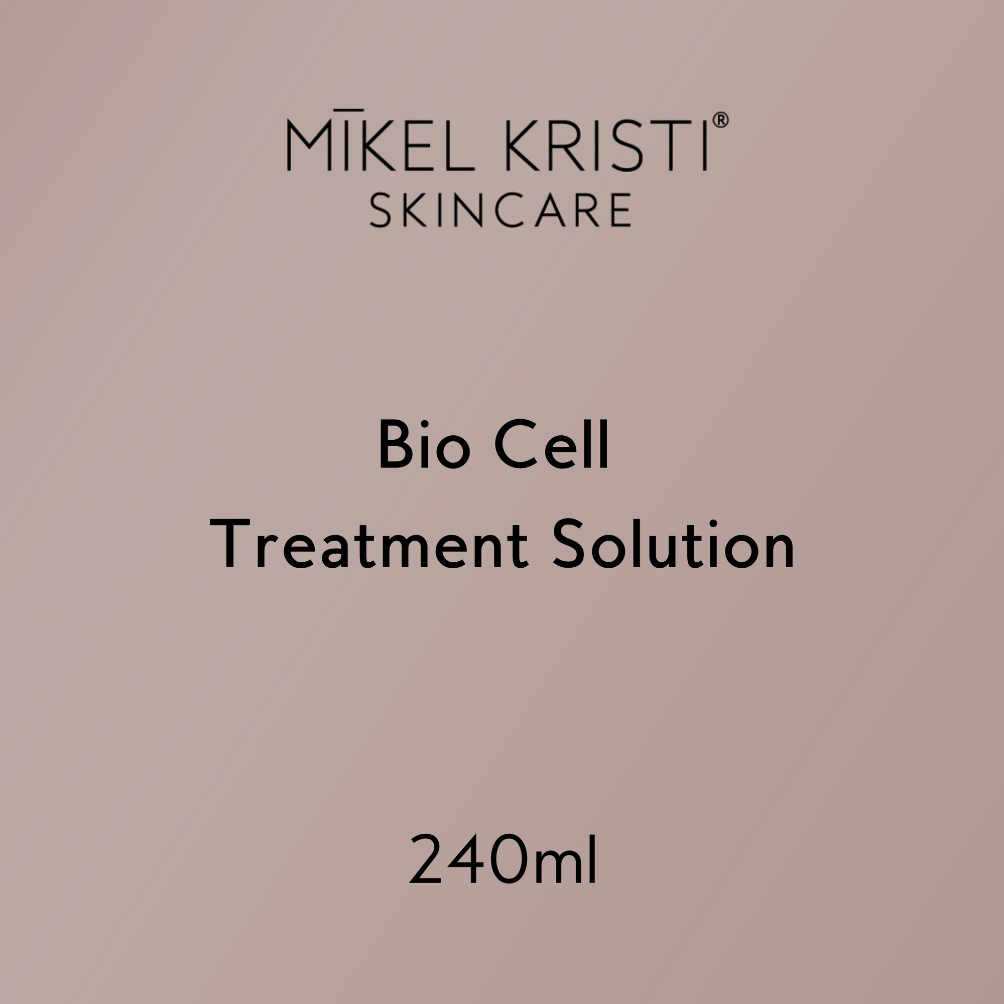 Bio Cell Treatment Solution is for professional use only. Please contact wholesaleinfo@mikelkristi.com for pricing, approval, or to learn more.