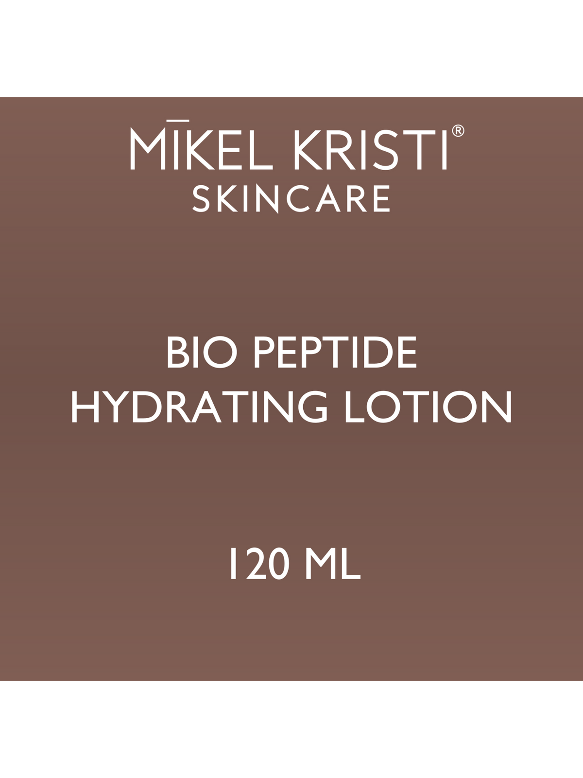 Mikel Kristi Back Bar Bio Peptide Hydrating Lotion 120ml