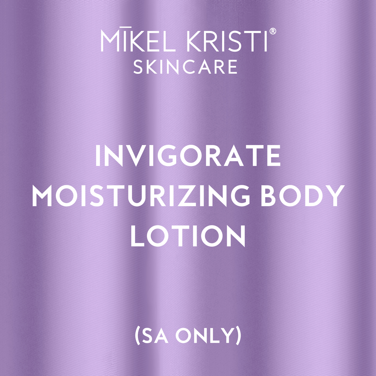 Mikel Kristi Back Bar Invigorate Moisturizing Body Lotion