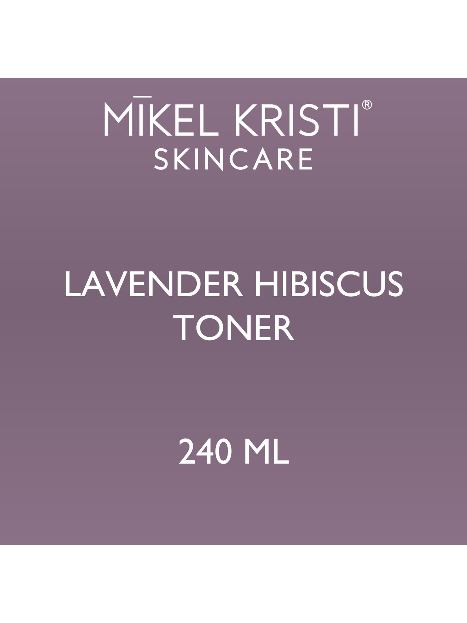 Mikel Kristi Back Bar Lavender Toner 240ml