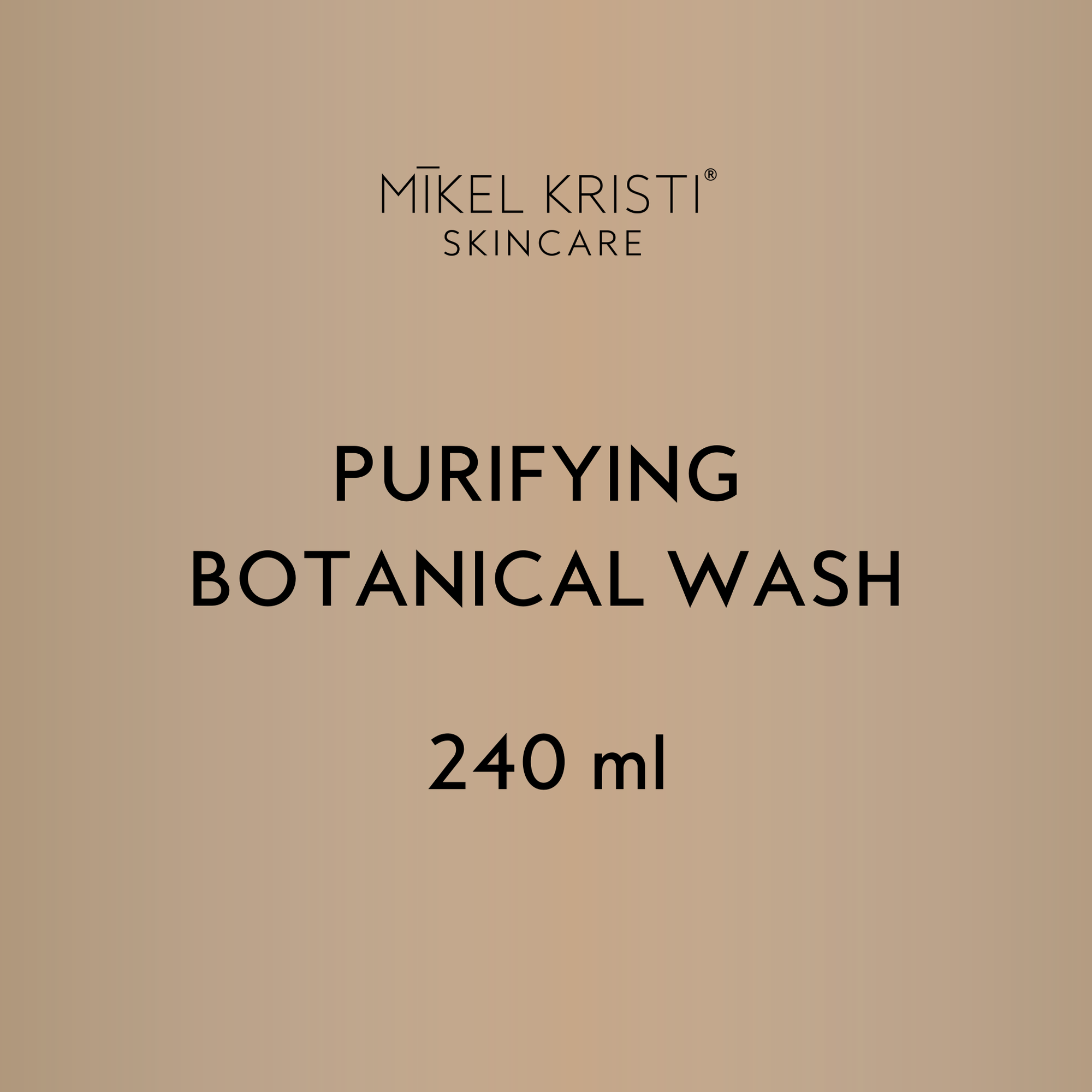Mikel Kristi Back Bar Purifying Wash 240ML