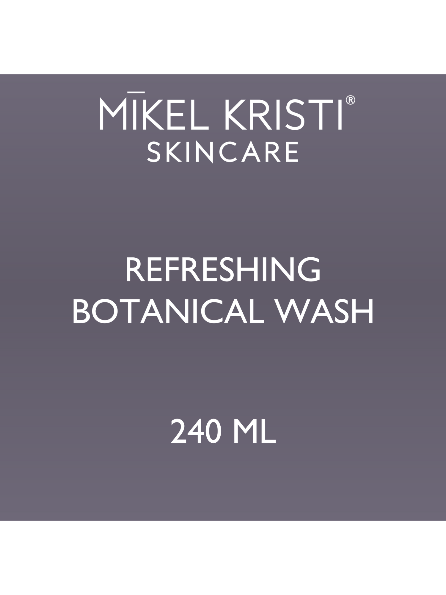 Mikel Kristi Back Bar Refreshing Wash 240ml